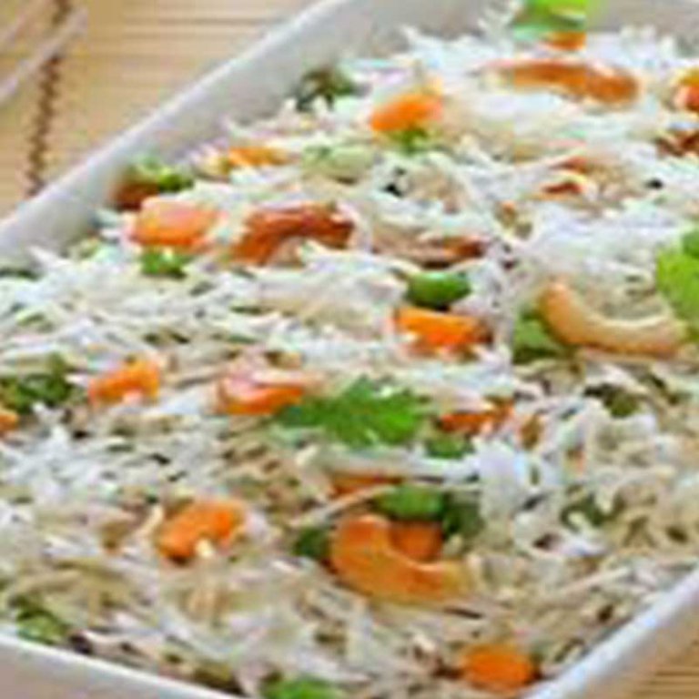 সবজি-মাংসের বাহারি পোলাও
