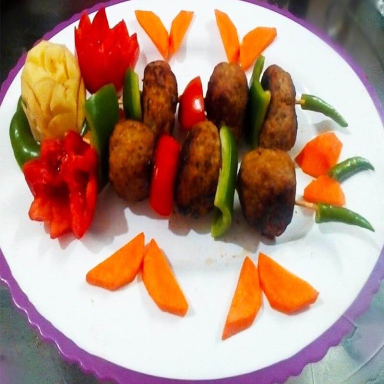 বাদামী গোলা কাবাব