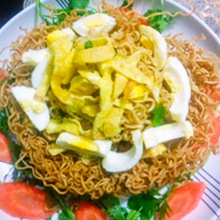 মুচমুচে ঝুড়িতে ডিমের চাট
