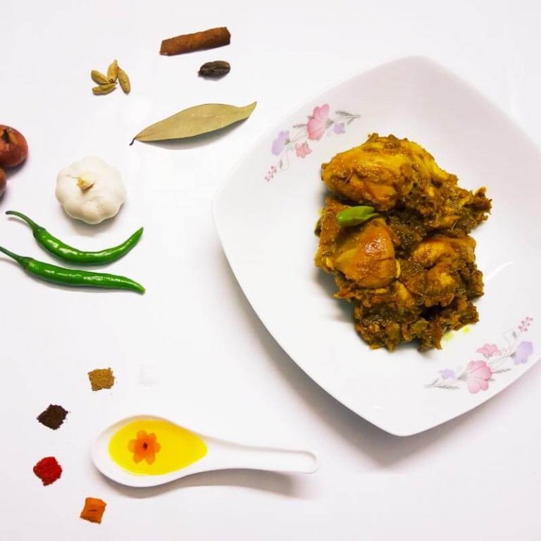 সরিষা মুরগি ভুনা
