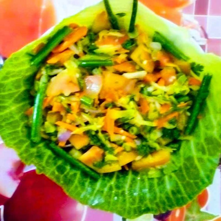 ভাপা ক্যাভেজ সালাদ